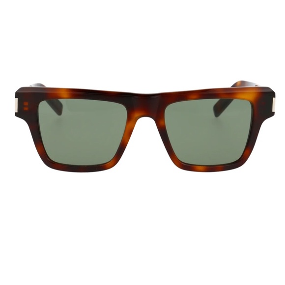 SAINT LAURENT YSL SUNGLASSES SL 402 Havana/Green $510 - Picture 4 of 4